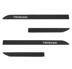 Jogo de Friso Lateral Tracker 2013 a 2024 Preto Texturizado