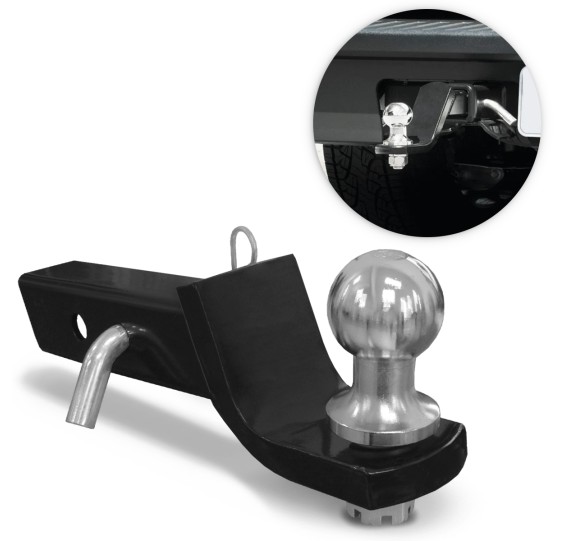 Ponteira de Engate Reboque Maverick 2022 a 2025 Dogo Removível Ponteira de Engate Reboque Maverick 2022 a 2025 Dogo Removível